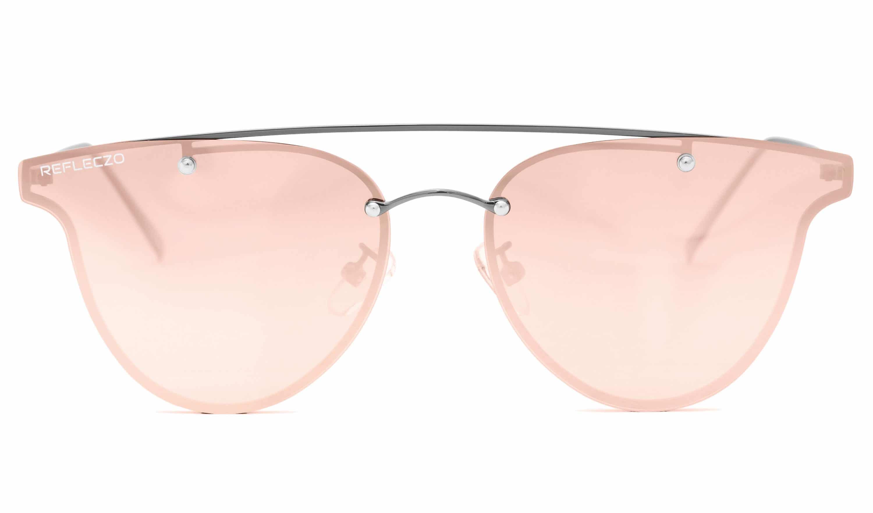 Bold Schwarz Rosa Verspiegelt