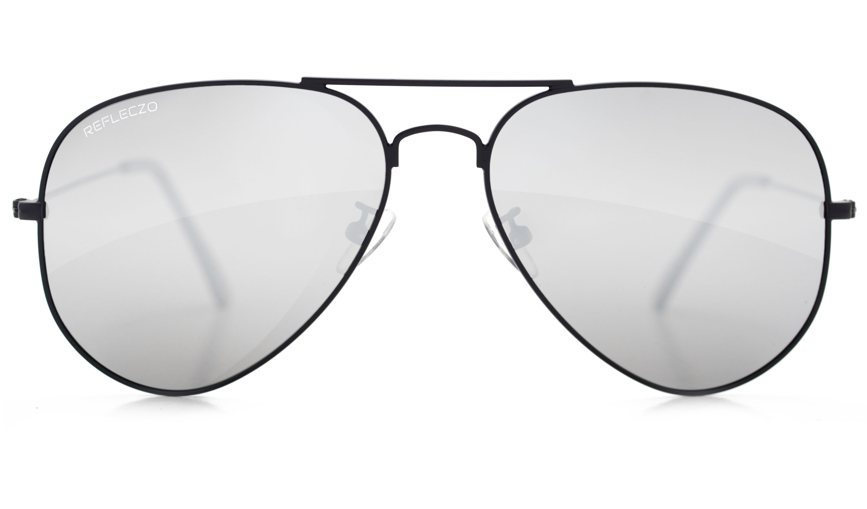 Aviator Grau Verspiegelt
