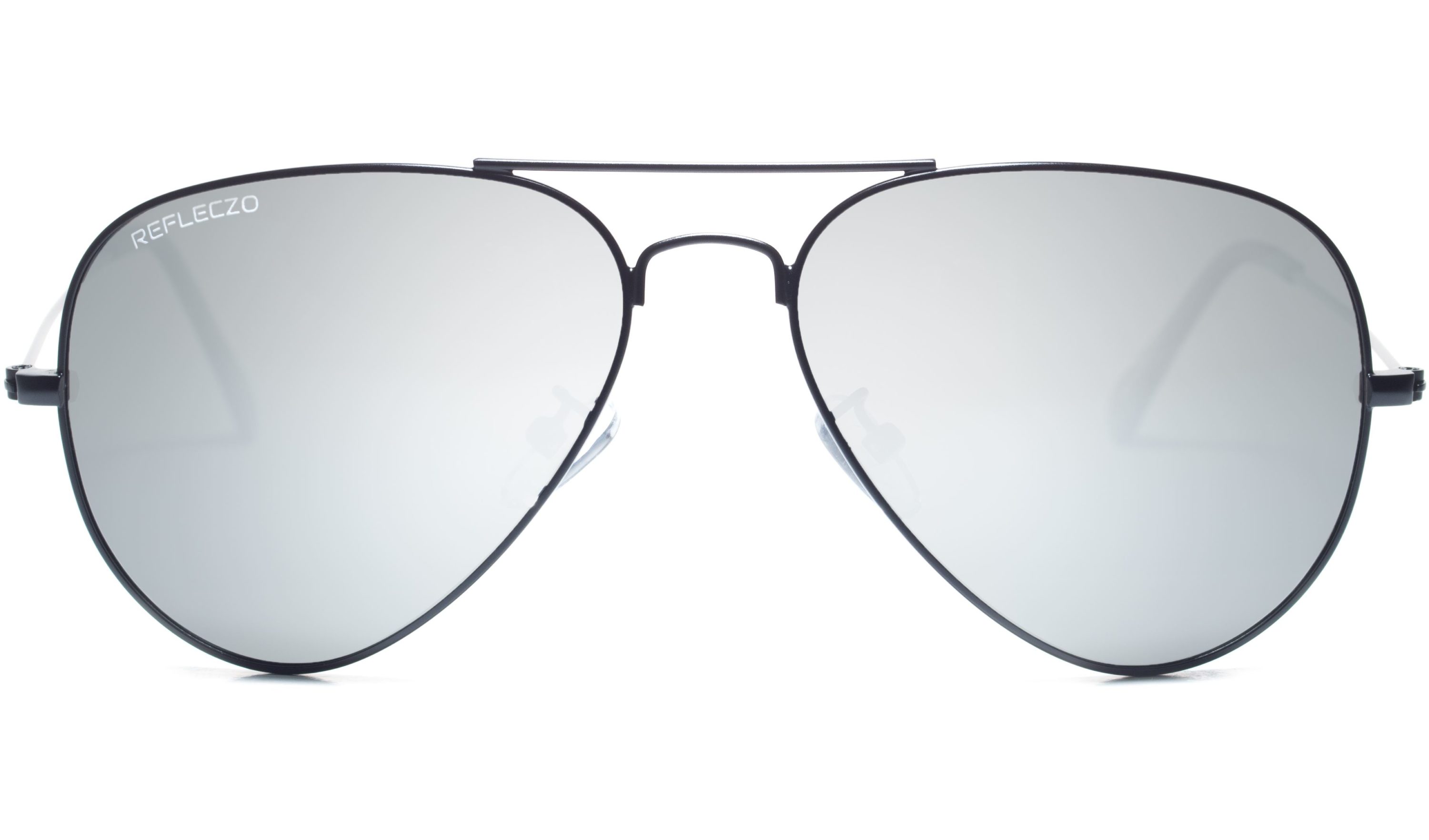 Aviator Grau Verspiegelt